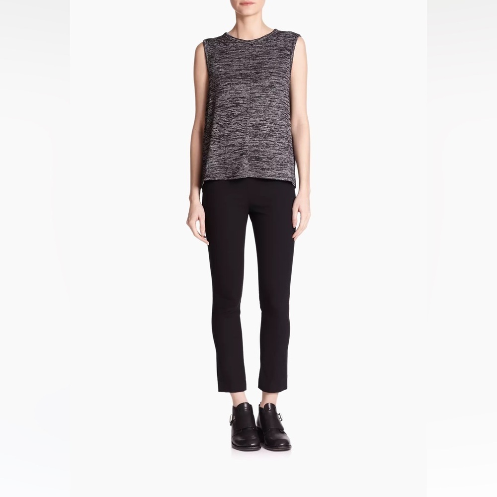 Rag & Bone Simone Pants Womens Black Tapered Leg Crop Back Zipper Size 8